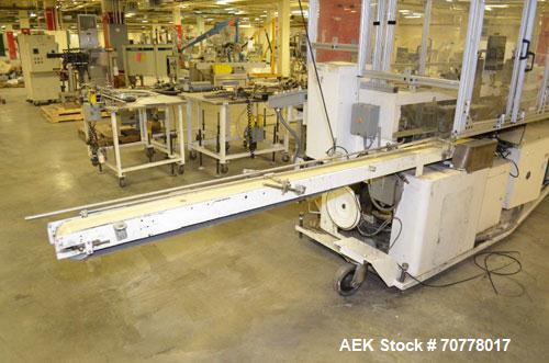 Used Jones Model CMV5 Semi-Automatic Tuck Vertical Cartoner