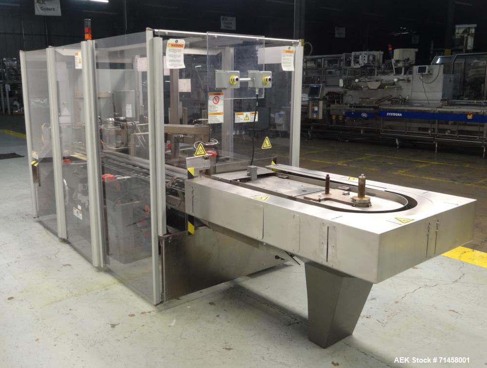 Used Jones Model CMV5 Semi Automatic Continuous Motion Vertical Hot Melt Glue C