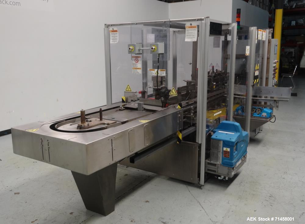 Used Jones Model CMV5 Semi Automatic Continuous Motion Vertical Hot Melt Glue C