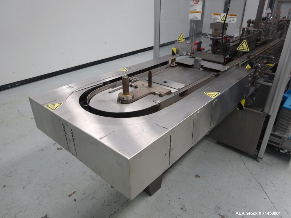 Used Jones Model CMV5 Semi Automatic Continuous Motion Vertical Hot Melt Glue C