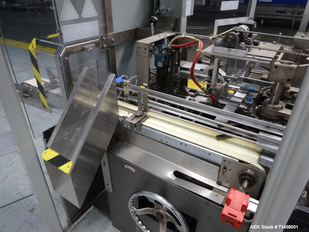 Used Jones Model CMV5 Semi Automatic Continuous Motion Vertical Hot Melt Glue C