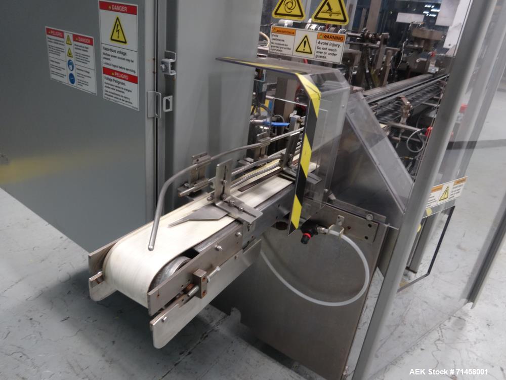 Used Jones Model CMV5 Semi Automatic Continuous Motion Vertical Hot Melt Glue C