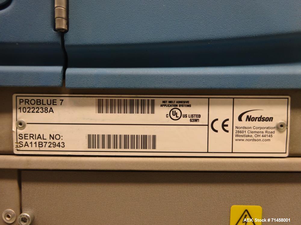 Used Jones Model CMV5 Semi Automatic Continuous Motion Vertical Hot Melt Glue C