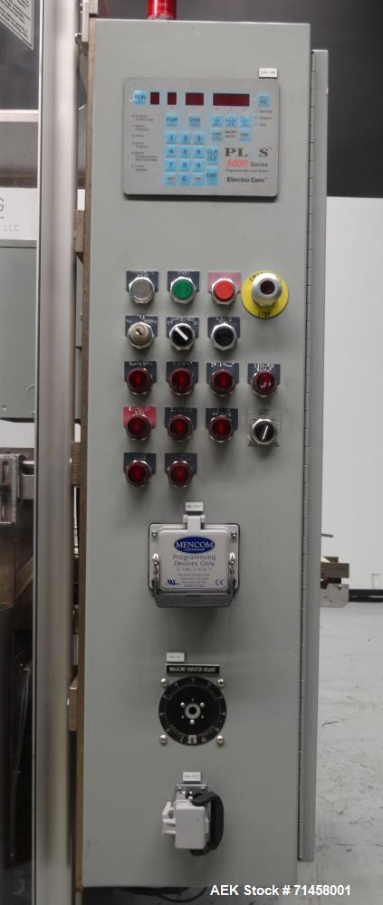Used Jones Model CMV5 Semi Automatic Continuous Motion Vertical Hot Melt Glue C