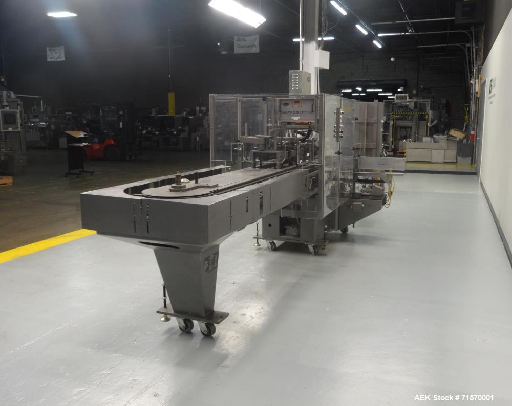Used Jones Model CMV5 Semi-Automatic Continuous Motion Vertical Load Cartoner