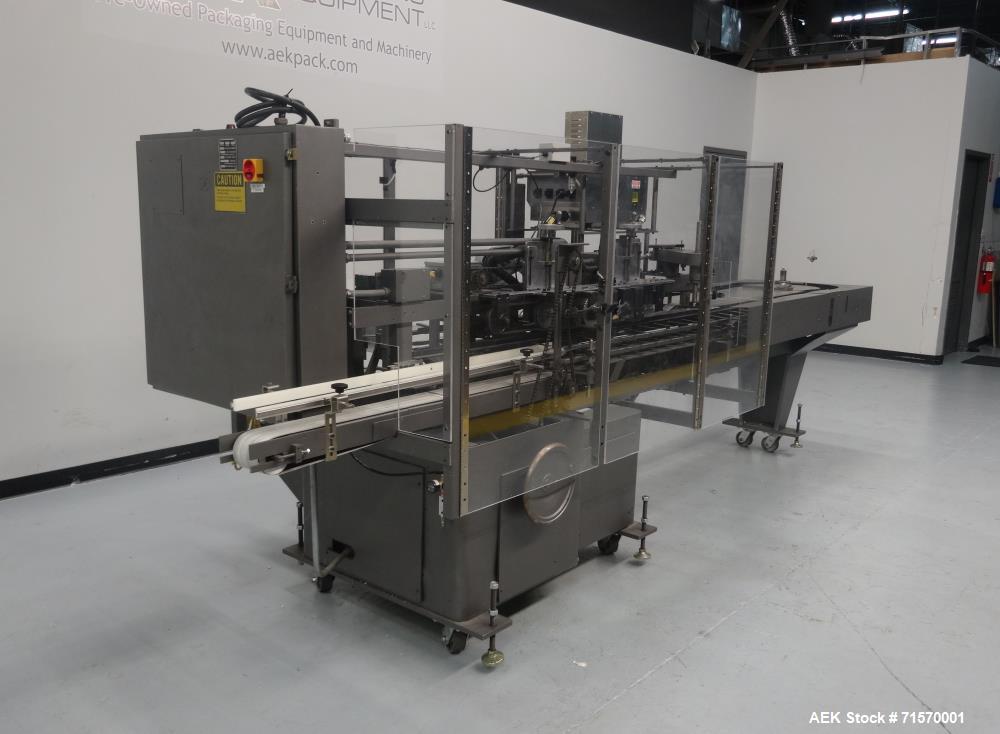 Used Jones Model CMV5 Semi-Automatic Continuous Motion Vertical Load Cartoner