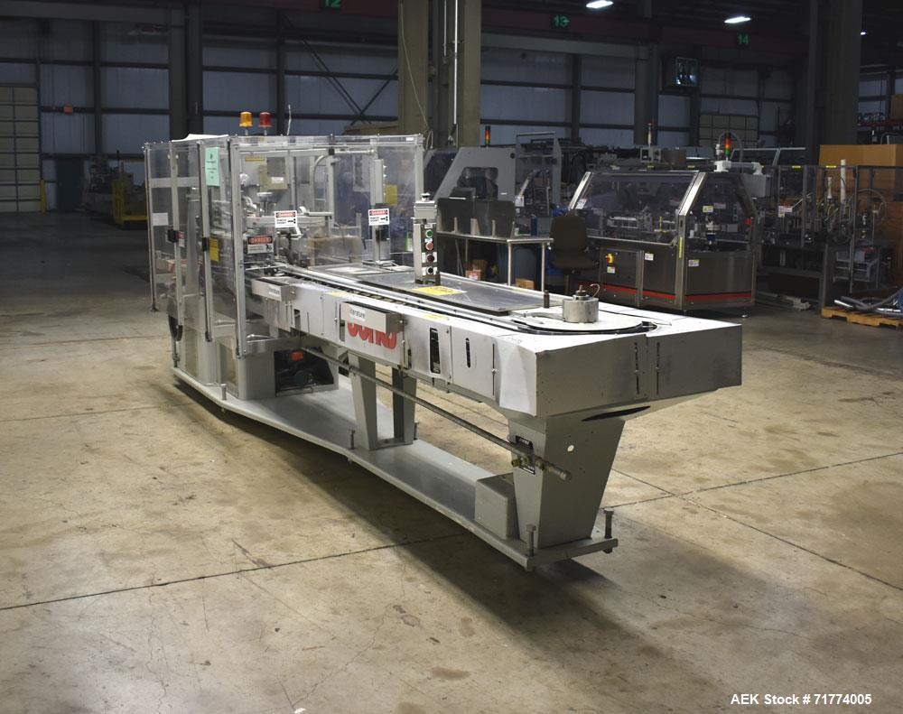 Used Jones Model CMV5 Semi Automatic Continuous Motion Vertical Tuck Cartoner