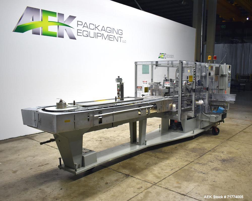 Used Jones Model CMV5 Semi Automatic Continuous Motion Vertical Tuck Cartoner