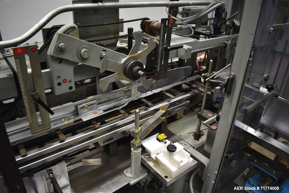 Used Jones Model CMV5 Semi Automatic Continuous Motion Vertical Tuck Cartoner