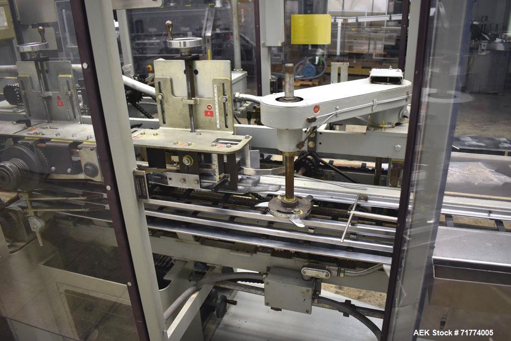 Used Jones Model CMV5 Semi Automatic Continuous Motion Vertical Tuck Cartoner