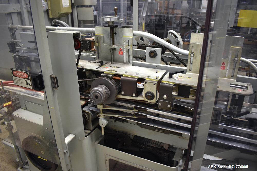 Used Jones Model CMV5 Semi Automatic Continuous Motion Vertical Tuck Cartoner