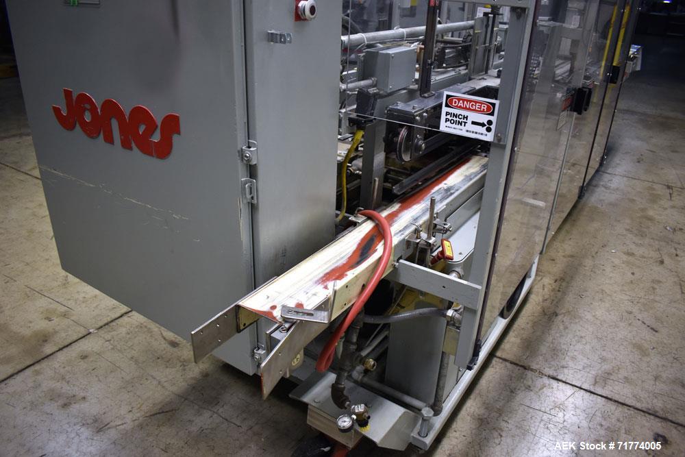 Used Jones Model CMV5 Semi Automatic Continuous Motion Vertical Tuck Cartoner