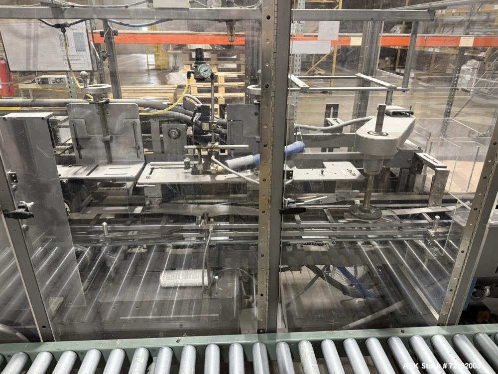 Used Jones CMV5 Semi-Automatic Continuous Motion Vertical Tuck Cartoner – Pharmaceutical Cartoning System