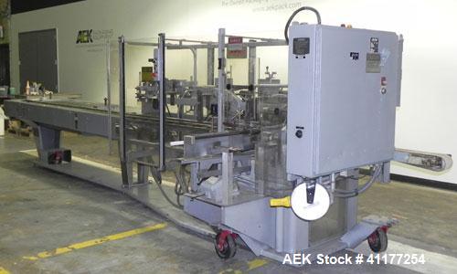 Used Jones CMV8 semi automatic vertical cartoner, Model CMV8