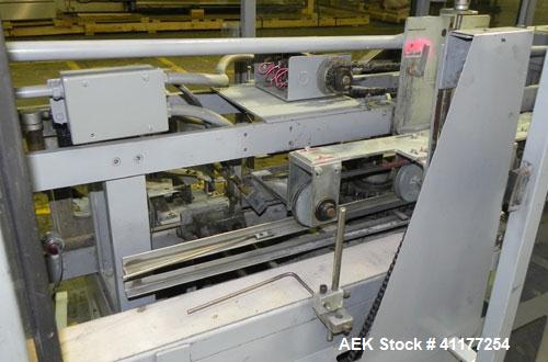Used Jones CMV8 semi automatic vertical cartoner, Model CMV8