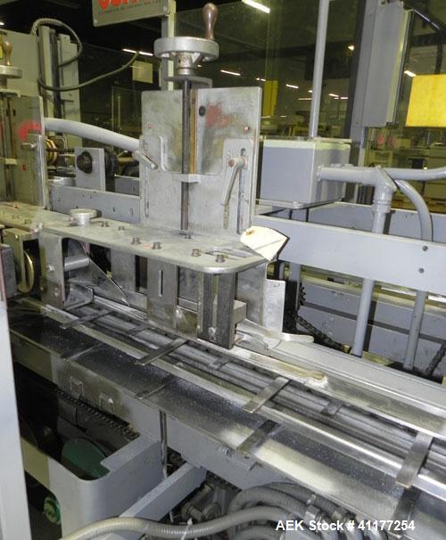 Used Jones CMV8 semi automatic vertical cartoner, Model CMV8