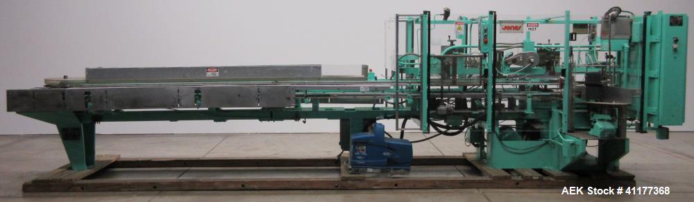 Used Jones CMV 8 Continuous Motion Vertical Cartoner.