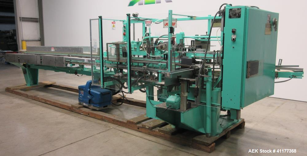 Used Jones CMV 8 Continuous Motion Vertical Cartoner.