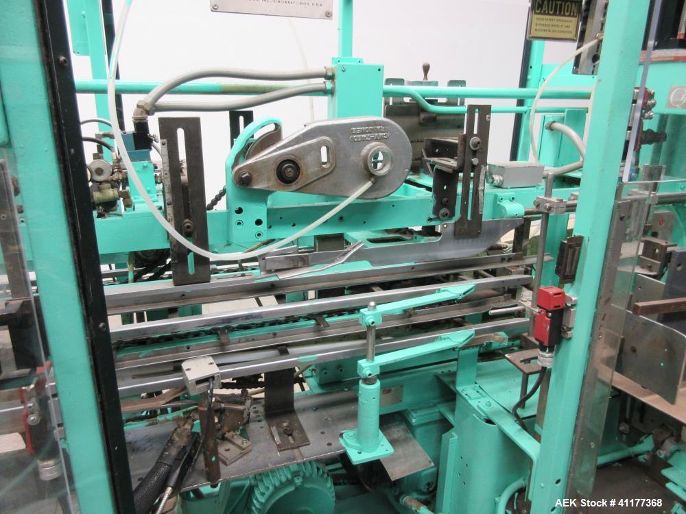 Used Jones CMV 8 Continuous Motion Vertical Cartoner.