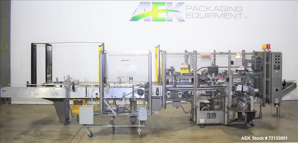Used Jones Model CMV-5 Semi- Automatic Vertical Tuck Cartoner