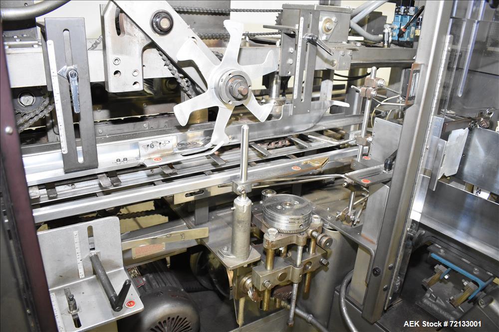 Used Jones Model CMV-5 Semi- Automatic Vertical Tuck Cartoner