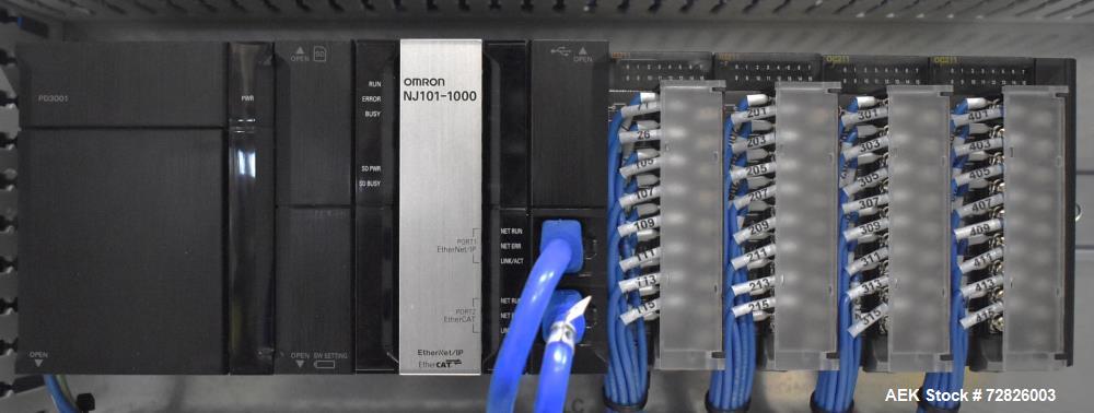 Unused- Endflex (Paxiom) Small Footprint Vertical Cartoner, Model BOXXER KARTNR. Capable of speeds up to 60 CPM (depending on application). Size range: 1" (25mm) to 4.5" (114mm) length x 1" (25mm) to...