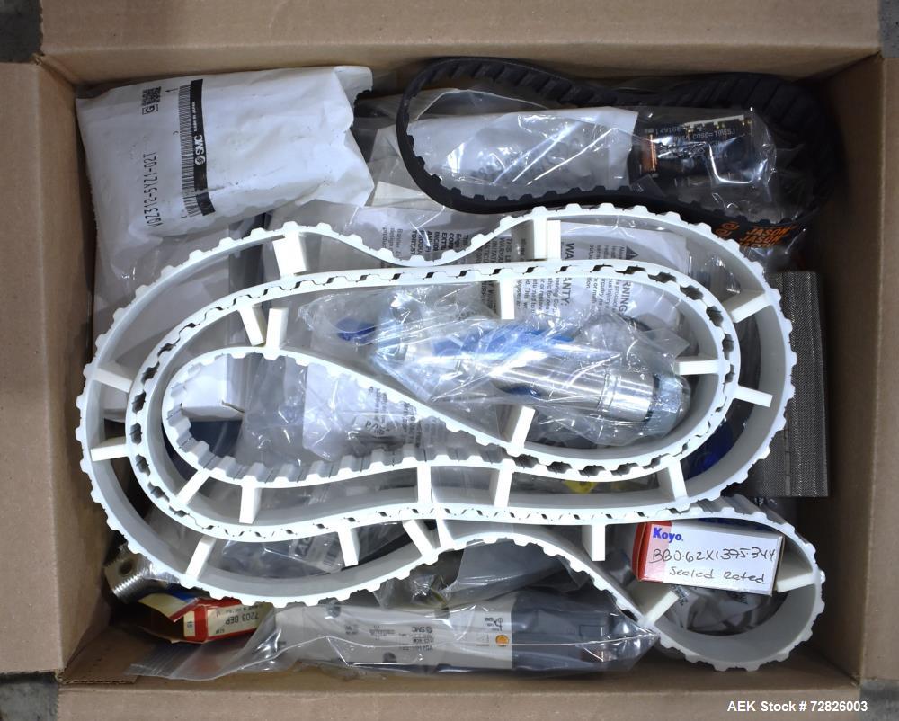 Unused- Endflex (Paxiom) Small Footprint Vertical Cartoner, Model BOXXER KARTNR. Capable of speeds up to 60 CPM (depending on application). Size range: 1" (25mm) to 4.5" (114mm) length x 1" (25mm) to...
