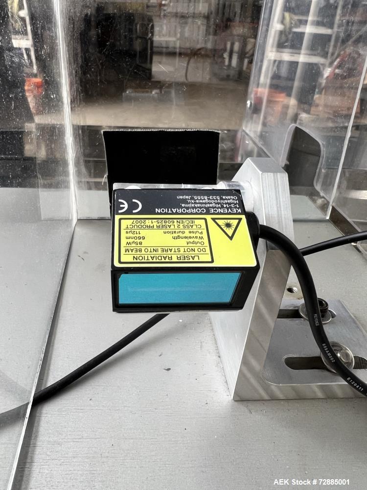 Used-Tisma Vertical Cartoner, Model TC-50E. Capable of speeds to 100 cartons per minute. Currently set up on 3-3/4" centers ...