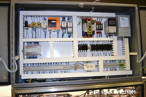 Used Tisma (SWF) VT-100-RH Vertical Cartoner capable of speeds up to 200 cartons per minute. Unit has 7.5" centers for a carton size range: Length 1" to 6.25", Width . 5" to 3" Depth 1.5" to 9". Has ...
