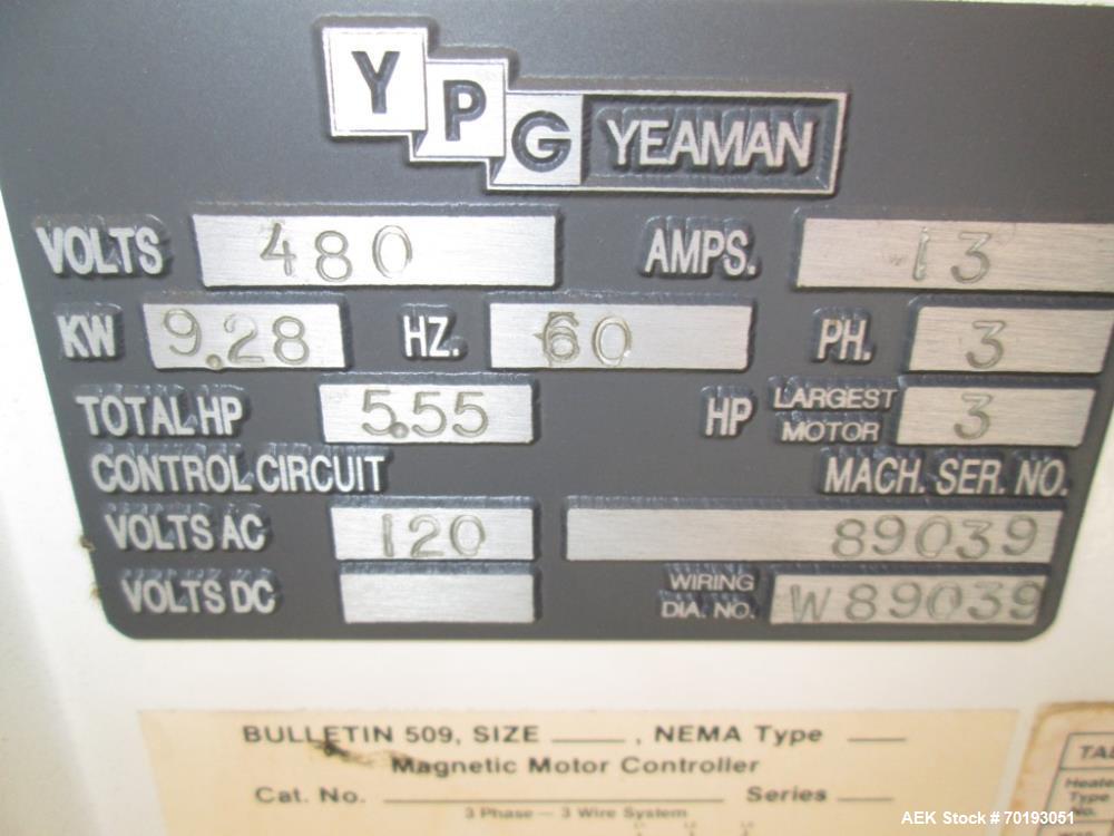 Used Yeaman Model VCS Vertical Hand Load Cartoner