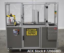 Used- Bivans 54L Carton Former and Bottom Closer. Capable of speeds up to 60 cartons per minute. Has a carton size range:  1...