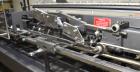 Used Bivans Vertuck Model 74 Semi Automatic Vertical Cartoner. Capable of speeds up to 120 CPM. Has 6