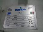 Used Cariba Model C230 Automatic intermittant motion vertical cartoner with robotic loader for bottles/jars. Capable of speeds up to 70 cartons per minute. Carton size range: 25mm - 150mm (length) x ...