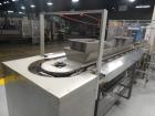 Used Clybourn Model CHL7 Vertical Hand Load Hot Melt Glue Cartoner
