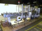 Used Jones Oystar Semi Automatic Vertical Cartoner, Model CMV. Capable of speeds up to 120 rpm. Has 5
