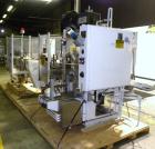 Used Jones Oystar Semi Automatic Vertical Cartoner, Model CMV. Capable of speeds up to 120 rpm. Has 5