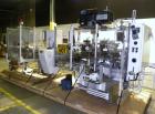 Used Jones Oystar Semi Automatic Vertical Cartoner, Model CMV. Capable of speeds up to 120 rpm. Has 5