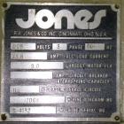 Used Jones Oystar Semi Automatic Vertical Cartoner, Model CMV. Capable of speeds up to 120 rpm. Has 5