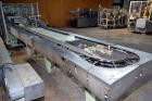 Used Jones Model CMV5 Semi-Automatic Tuck Vertical Cartoner. Machine is capable of speeds up to 120 cartons per minute. Has manual load station of 8' (both sides). Has 5