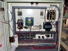 Used Jones Model CMV5 Semi-Automatic Tuck Vertical Cartoner. Machine is capable of speeds up to 120 cartons per minute. Has manual load station of 8' (both sides). Has 5