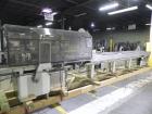 Used Jones CMV5 Semi Automatic Continuous Motion Vertical Tuck Cartoner. Capable of speeds up to 120 CPM. Has 5