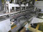 Used Jones CMV5 Semi Automatic Continuous Motion Vertical Tuck Cartoner. Capable of speeds up to 120 CPM. Has 5