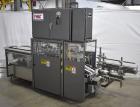 Used-Tisma Vertical Cartoner, Model TC-50E. Capable of speeds to 100 cartons per minute. Currently set up on 3-3/4