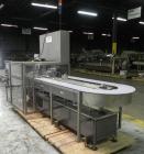 Used Tisma (SWF) VT-100-RH Vertical Cartoner with glue flap closures. Capable of speeds up to 200 cartons per minute. Unit has 7.5
