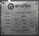 Unused- Endflex (Paxiom) Small Footprint Vertical Cartoner, Model BOXXER KARTNR. Capable of speeds up to 60 CPM (depending o...