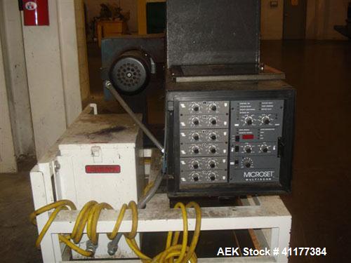 Used SWF Short Stroke Bliss-Matic Case Former, Model BF400V. Capable of 12 to 35 boxes per minute. Standard container sizes, Length maximum 31-7/8’’, minimum 9-1/4’’, Width maximum 20’’, minimum 8’’,...