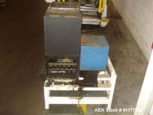 Used SWF Short Stroke Bliss-Matic Case Former, Model BF400V. Capable of 12 to 35 boxes per minute. Standard container sizes, Length maximum 31-7/8’’, minimum 9-1/4’’, Width maximum 20’’, minimum 8’’,...