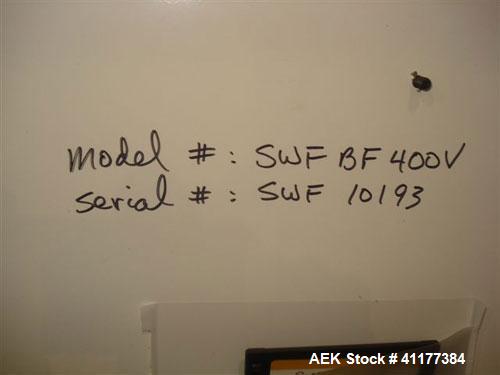 Used SWF Short Stroke Bliss-Matic Case Former, Model BF400V. Capable of 12 to 35 boxes per minute. Standard container sizes, Length maximum 31-7/8’’, minimum 9-1/4’’, Width maximum 20’’, minimum 8’’,...
