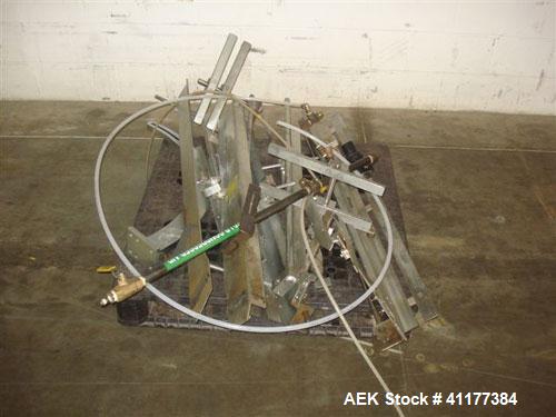 Used SWF Short Stroke Bliss-Matic Case Former, Model BF400V. Capable of 12 to 35 boxes per minute. Standard container sizes, Length maximum 31-7/8’’, minimum 9-1/4’’, Width maximum 20’’, minimum 8’’,...