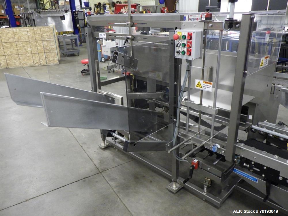 Used Combi 2CE Case Erector w/Ergopack Handpack Station